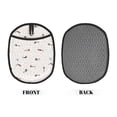 thumbnail image 2 of Sikiie Dachshund Dog Puppy Silicone Pot Holders, Oven Mitts Heat Resistant Hot Pads, Non Slip Pot Holder for Kitchen Baking and Cooking 9.4 x 7.5 Inches, 2 of 7