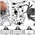 thumbnail image 3 of 8 Sheets Halloween Window Stickers, Bat Spider Design Window Decals Removable Wall Decal Halloween Party Decoration Window Decorations for Halloween Home Shop Store Window Decorations, 3 of 7