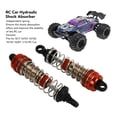 thumbnail image 4 of Amortiguador De Choque De Coche RC, Amortiguador Roscado De Aceite, Amortiguadores Delanteros Y Traseros, Piezas De Actualización De Amortiguador De Metal RC Para SCY 16101 16102, 4 of 8