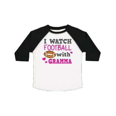 

Inktastic I Watch Football with My Gramma Gift Toddler Toddler Girl T-Shirt