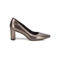 thumbnail image 4 of Walking Cradles Wc Samantha Women Pump Shoe In Pewter Jasmine Leather, 4 of 5