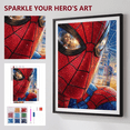 thumbnail image 5 of 5D DIY Superhero Diamond Painting Kit with Full Drill Crystal Rhinestones for Beginners Wall Art Decor 12x16 Inch, 5 of 5