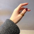 thumbnail image 4 of Anneau Large Ouvert en Plastique Réglable Anneau Anneau Doigt pour les Femmes Filles, 4 of 10