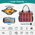 thumbnail image 4 of Medium Cooler Bag Lunch Bag Portable Meal Bag Work Meal Bag Outdoor Meal Bag Travel Meal Bag Picnic Meal Bag Going Out Meal Bag Beautiful Watercolor Dragon, 4 of 6