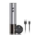 thumbnail image 1 of Electric Wine Opener with Foil Cutter and USB Cable (Silver), 1 of 5