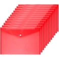 thumbnail image 1 of MGFED Enveloppes pour Documents avec Bouton-Pression, Vert, Lot de 12, 1 of 6
