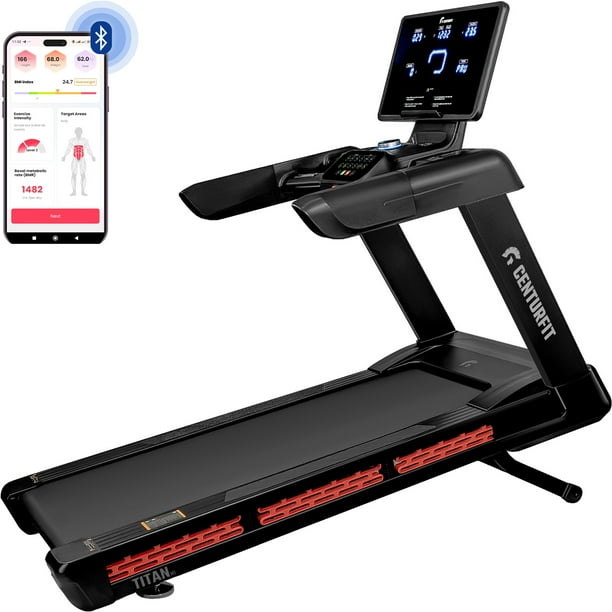 Caminadora para Gimnasio Profesional Centurfit 25km/h 28 Niveles Inclinacion Automatica Uso Rudo Profesional de Alta Resistencia Motor AC