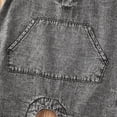 thumbnail image 5 of Coduop Newborn Baby Boys Girls Denim Bodysuit Sleeveless Bodysuit Jeans Romper, 5 of 6