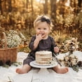thumbnail image 7 of 2Bunnies Girls' 3T-12Y Boho Country Rustic Lace Scalloped Trim Sleeve Flower Girl Dress, 7 of 7
