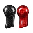 thumbnail image 3 of Carbon Fiber Car Shift Knob Cover For Chevrolet Camaro 2010 2011 2012 2013 2014 2015 Black/Red, 3 of 5