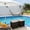 Brown + Cream White + Cotton + Polyester + Steel + Wicker+4, variant on ZHICHUN Set of 2 Outdoor Patio Ottoman Cubes Wicker Multifunctional Footrest Seat with Removable Cushions for Garden Poolside and Backyard