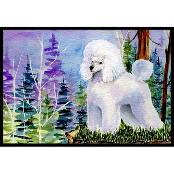 18 x 27 in. Poodle Indoor Outdoor Doormat
