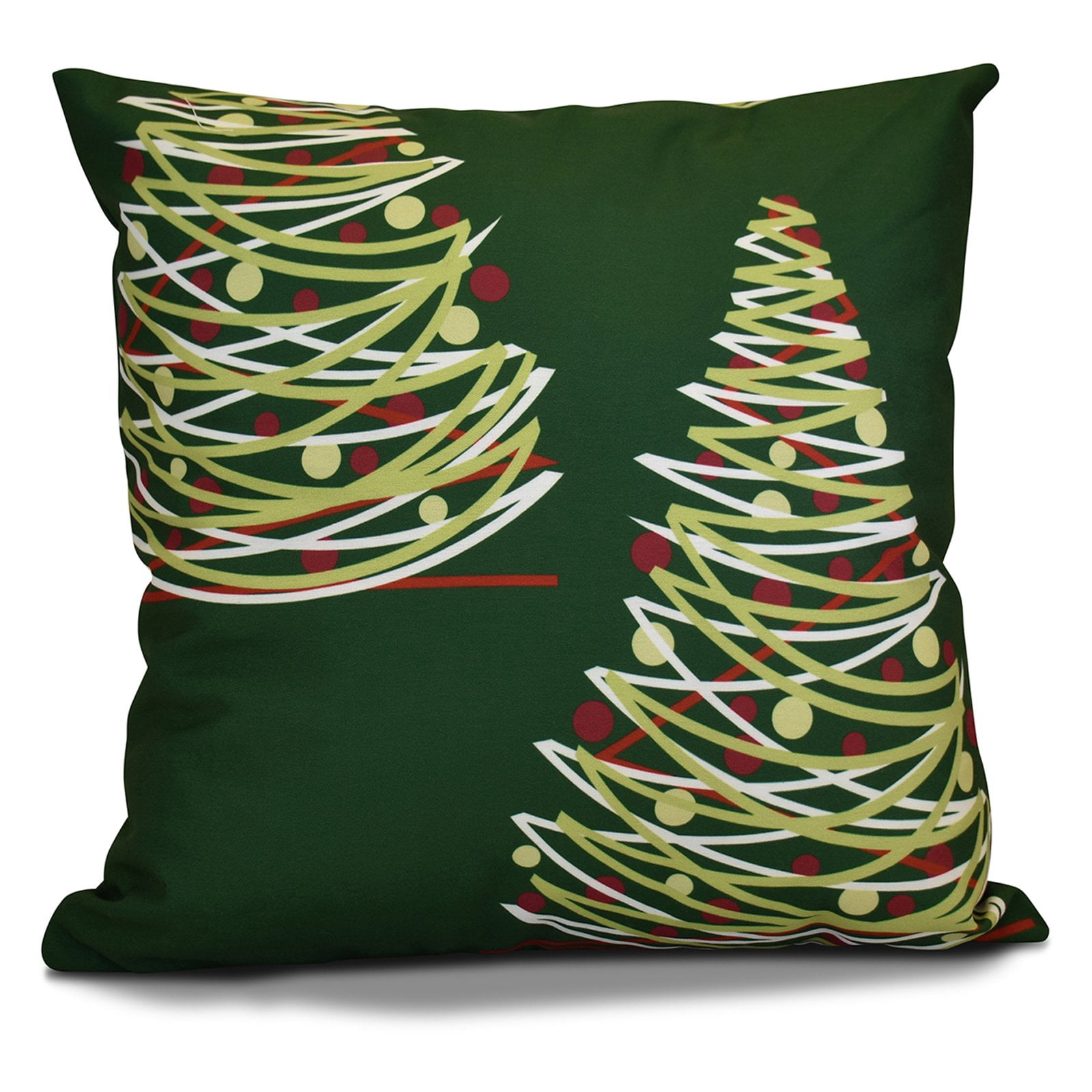 Simply Daisy 16" x 16" O Tannenbaum Geometric Print Pillow