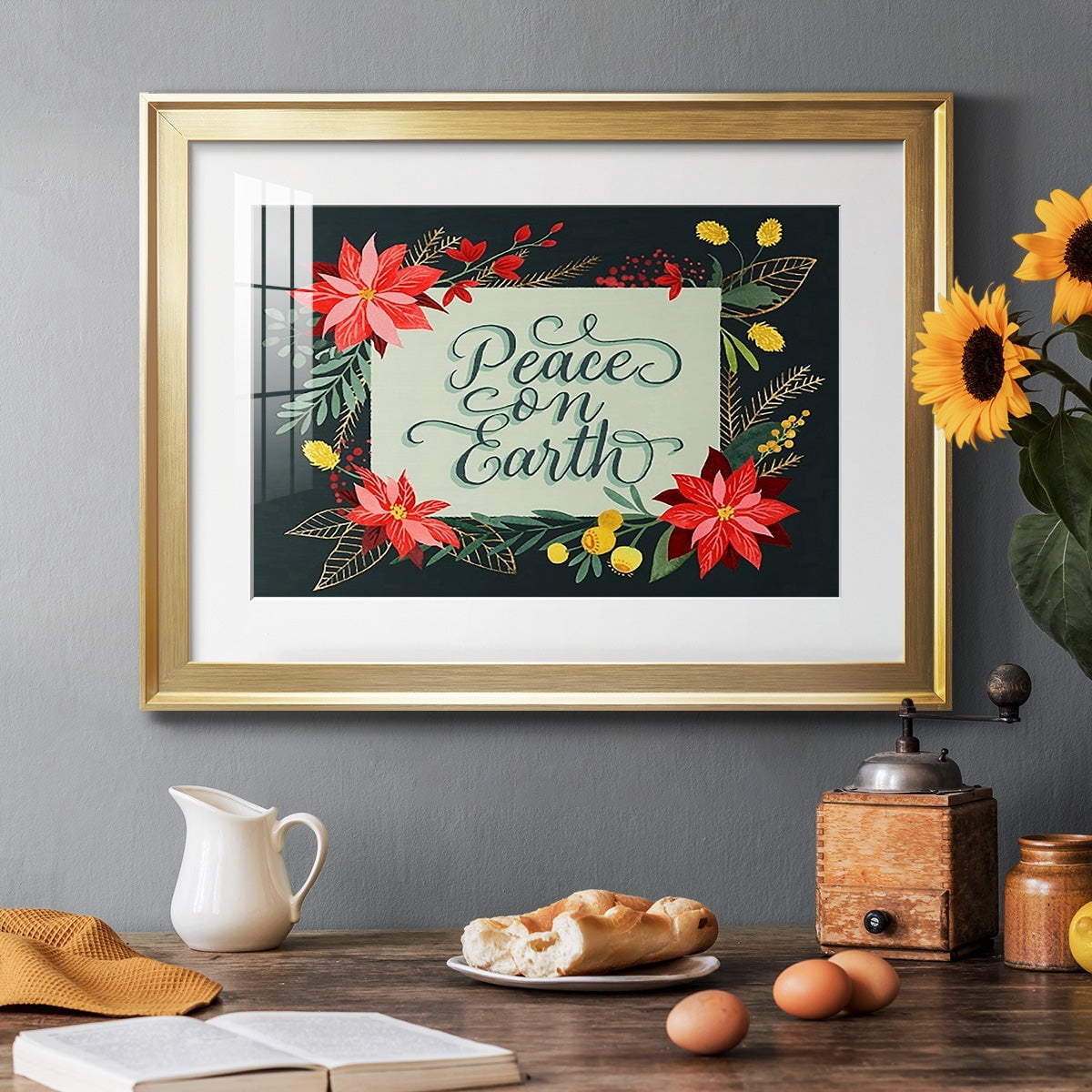 Bright Christmas Night II Premium Framed Print - Ready to Hang