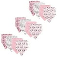 thumbnail image 2 of Hudson Baby Boy and Girl Bandana Bib, 12 Pack, Owls, 2 of 2