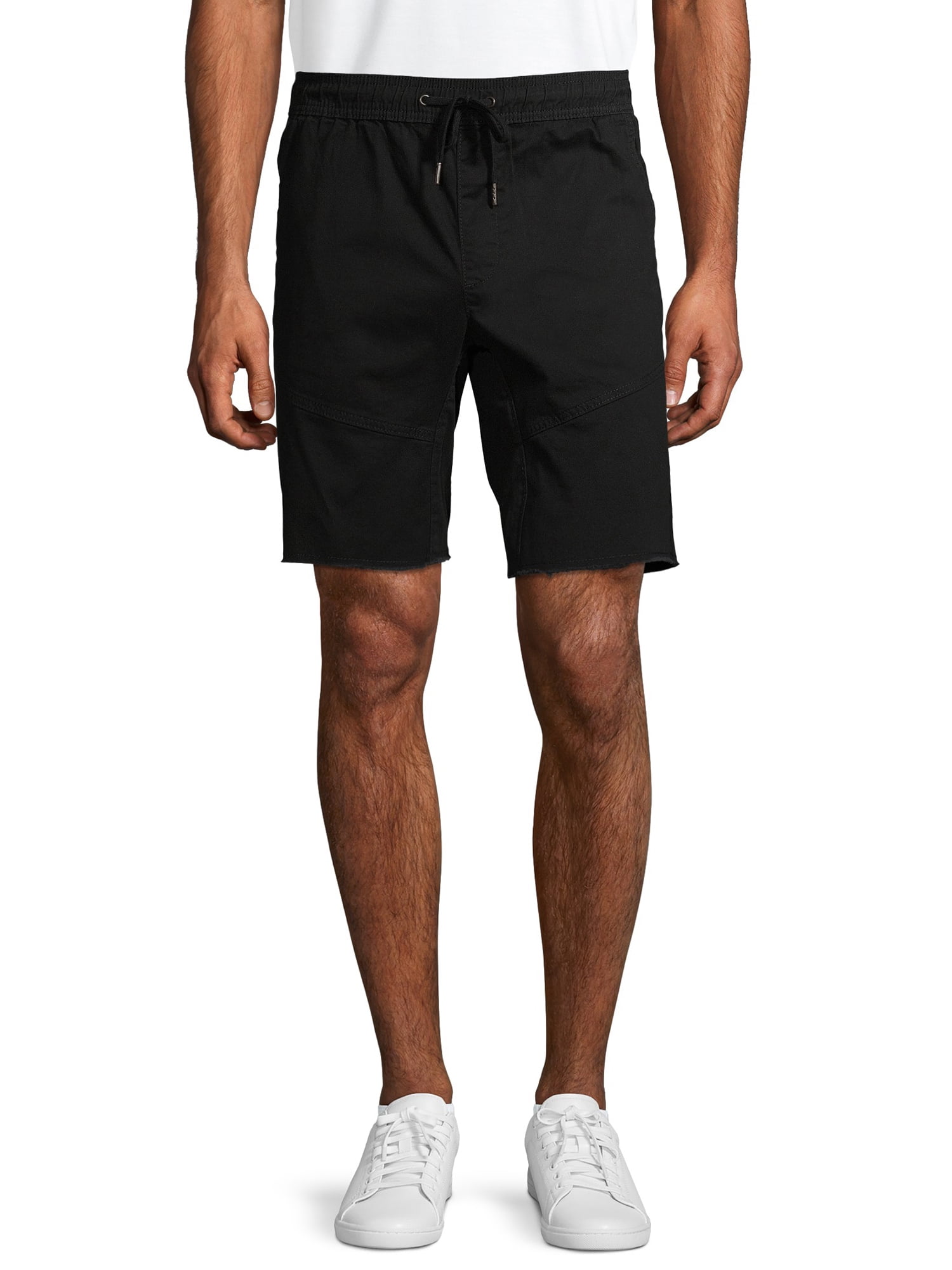no boundaries men's woven jogger shorts