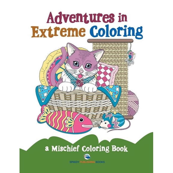 Adventures in Extreme Coloring: a Mischief Coloring Book (Paperback)