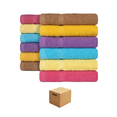 thumbnail image 1 of Toalla Facial 100% Algodón 30x30cm 12 Pzas Belug Multicolor, 1 of 5