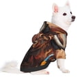 thumbnail image 2 of Honeii Oil Painting Style Iceberg Yak Print Small Dog Hoodies Pet Hooded Sweatshirts Fall Winter Puppy Cat Sweaters Warm Clothes for Small Dogs Outfits Costume-Large, 2 of 7