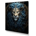 thumbnail image 2 of Designart "Nocturnal Lion Watchers II" Animals Lion Canvas Art Print, 2 of 7