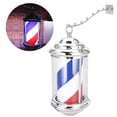 thumbnail image 4 of Estink LED Barber Pole Wall Mounted Rotating Light Rainproof EU Plug 28cm High, 4 of 8