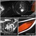 thumbnail image 5 of DNA Motoring For 19-22 Chevrolet Malibu Driver Left LH Side Factory Style Projector Headlight Lamp, 5 of 6