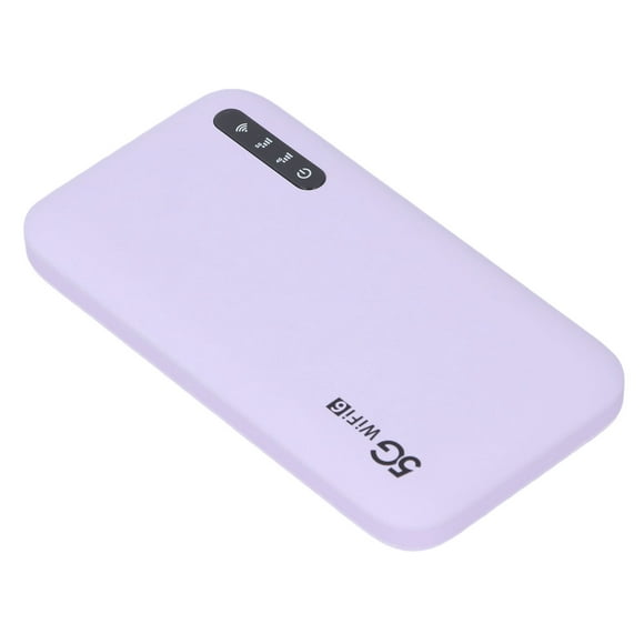 Portable WiFi Hotspot, Support Up To 16 Devices Purple 5G Mobile Hotspot USB C Charging High Speed for Travel