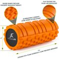 thumbnail image 5 of ProsourceFit Sports Medicine Foam Roller 13x6 for Trigger-Point Muscle Therapy, Orange, 5 of 7
