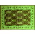 thumbnail image 1 of Ahgly Company Indoor Rectangle Oriental Green Traditional Area Rugs, 2' x 5', 1 of 4