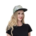 thumbnail image 6 of Kdxio Vintage Rose1 Print Snapback Hat for Men Women,Adjustable Baseball Cap, 6 of 7