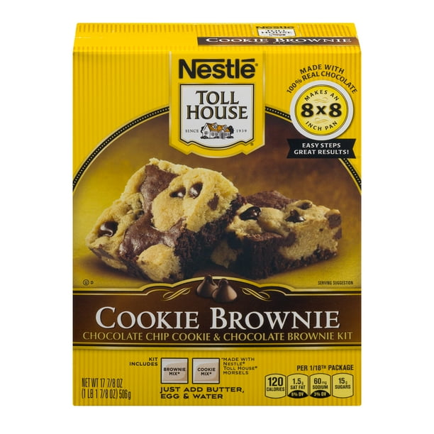 Nestle TOLL HOUSE Cookie Brownie Kit 17.875 oz. Box