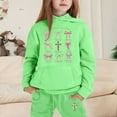 thumbnail image 2 of Jamsmile Toddler Girls Outfits Sets Hoodies Tops + Pants Kids Outfits Sweat Suit Little Girl Clothing, 2 of 4