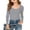 Grey, variant on HNMKIU Girls Long Sleeve Shirts Ribbed Layering Tops U Neck Slim Fit Basic Tee Undershirts Soft Stretchy For Ages 5-16 Years Grey,5-6 Years