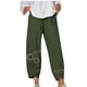 thumbnail image 1 of Pantalones capri Medlor Boho 2025 de verano de pierna ancha para mujer, 1 of 4