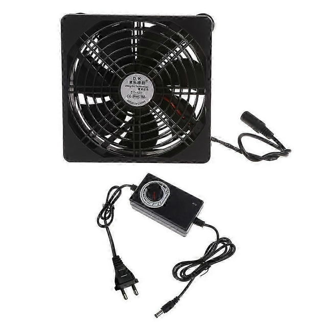 110v 220v Ac Powered Computer Fan 12cm Air Blower For Modem Tv Box Receiver
