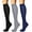 Black Navy Gray, variant on Fuklindy 3 Pairs Medical Sport Compression Socks - 15-20mmhg Graduated Knee-High Support for Men & Women, Ideal for Soccer, Running, and Nurses