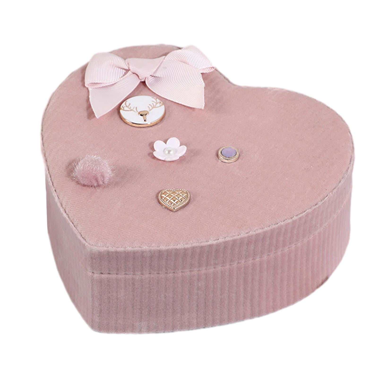 Rushawy 1/6 Miniature Dollhouse Accessories Bedroom Decoration Jewelry Box Organizer for Love Cabinet