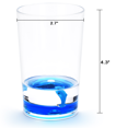 thumbnail image 5 of Locco Decor 4 Piece Acrylic Liquid 3D Floating Motion Bathroom Vanity Accessory Set Dolphin, 5 of 5
