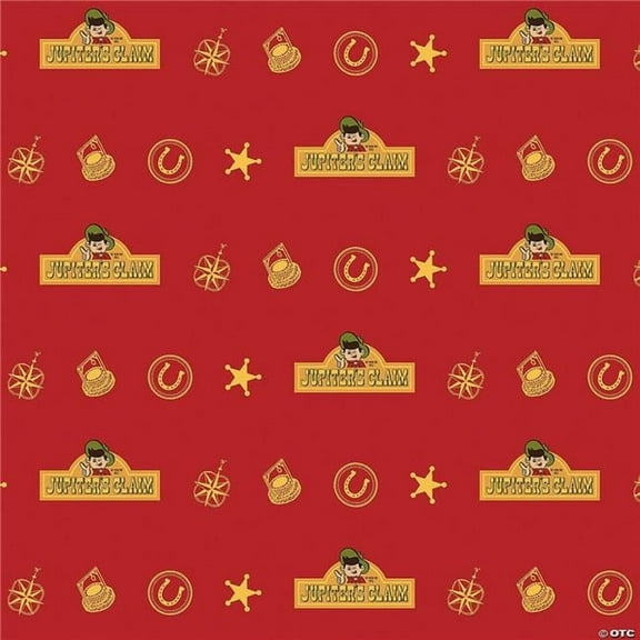 Trick or Treat Studios MASFUS168 Nope Jupiters Claim Red & Yellow Wrapping Paper