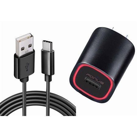 Home Charger for Lenovo Tab P11 (2021)/P11 (Gen 2 2023) - 2.4A USB Cable TYPE-C 6ft Power Adapter USB-C Cord