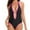 Hot Pink, variant on yievot One Piece Swimsuit Women Fashion Bikini Solid Backless Cutout Halter Swimwear Beachwear Bathing Suit