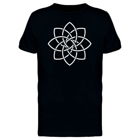 Floral Ornament Celtic T-Shirt Men -Image by Shutterstock, Male Large