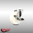 thumbnail image 2 of 4 Inch 316SS Nylon Wheel Swivel Bolt Hole Caster with Brake Service Caster, 2 of 2