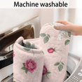 thumbnail image 5 of Pioneer Flower Floral Print Pattern Bathroom Rugs Mat, Non Slip Microfiber Bathroom Rug with Rubber Backing, Soft Mats for Bathroom Floor Tub Shower, 24"x60", 5 of 5