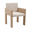 Begie, variant on Guyou Rattan Patio Dining Chairs, Outdoor Wicker Chairs Set of 4, Modern Patio Metal Chairs for Dining Table, Outdoor Patio Chair with Cushions for Garden, Beige