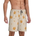 thumbnail image 2 of Wukai Squirrel Animal Men’s Short Pajama Pants With Pockets Soft Sleep Pj Shorts for Men-Large, 2 of 6