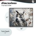 thumbnail image 4 of Stupell Industries Farmhouse Horned Owl Perched Black Framed Giclee Art, 14 x 11, by Franklyn Gregory, 4 of 8