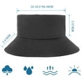 thumbnail image 7 of LinYooLi Men's Mesh Bucket Hat for Summer Cooling Fishing Hat Windproof Sun Cap for Hiking, Travel, 7 of 7