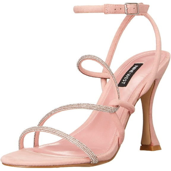 NINE WEST Womens Blitz2 Heeled Sandal 8 Light Pink