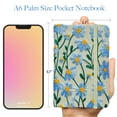 thumbnail image 6 of ipoul Pocket Notebook, Small Sketchbook, A6 Journal, 4x6, Daisy Gifts for Women, Hardcover, Lay Flat, Blue, 6 of 8
